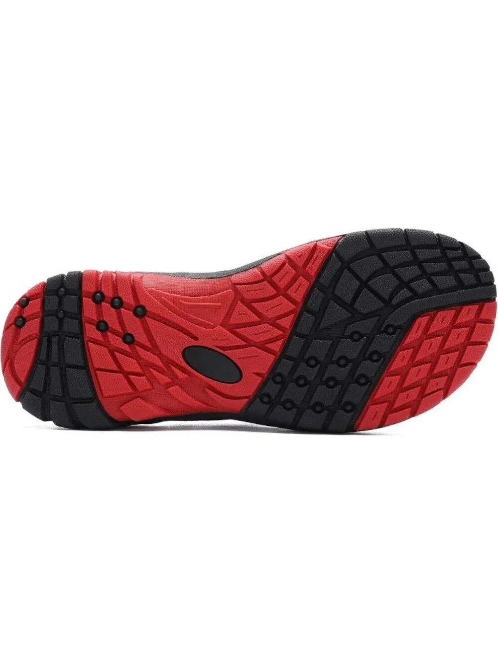 Men's Black And Red Beach Flip-Flops Water Outdoor Athletic Thong Sandal Slipper